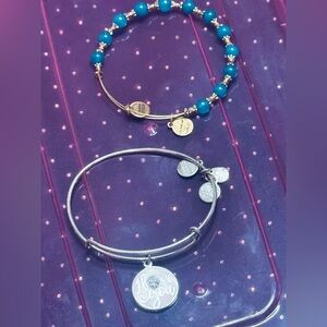 Silver Alex & Ani Bracelets